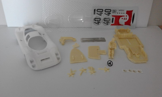 Preview: Porsche 907 LH LeMans 67 Nr. 40 lakiert